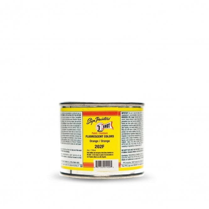 1 Shot Sign Painters' Fluorescent Lettering Enamel 4oz