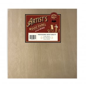Artist's Wooden Panel - 12x12 inches