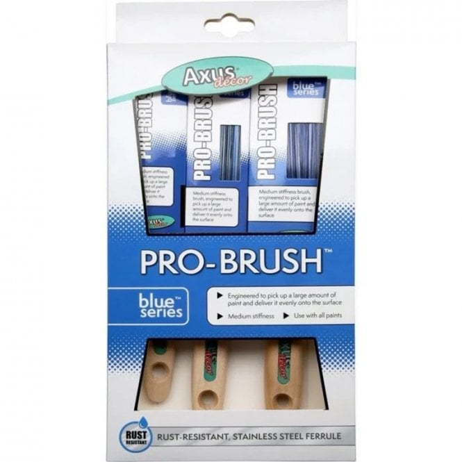 Axus Pro Brush Paint Brush - Set of 3