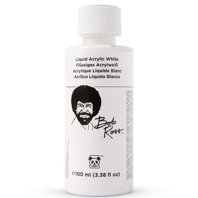 Bob Ross Liquid White Acrylic Paint - 118ml