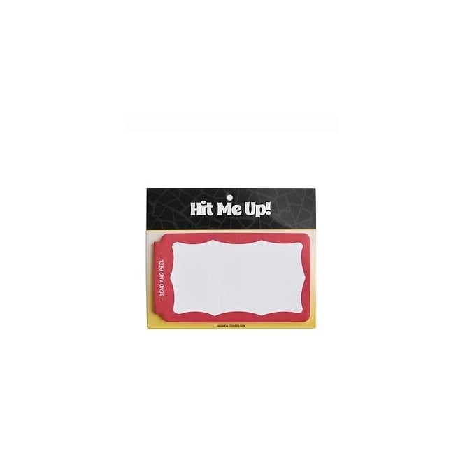Egg Shell Sticky Notes - Red