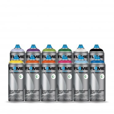Blue Spray Paint - 12 Can Pack
