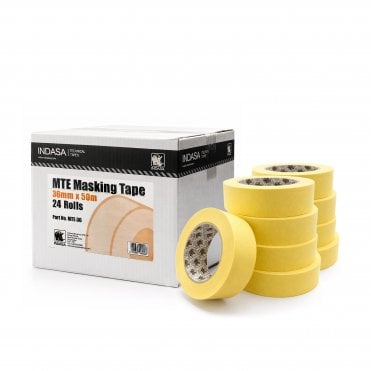 Indasa - MTE Masking Tape 36mm x 50m (Full Box)