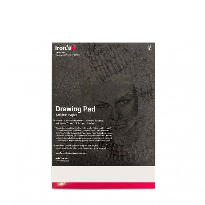 Ironlak Artists' Paper - Drawing Pad A4