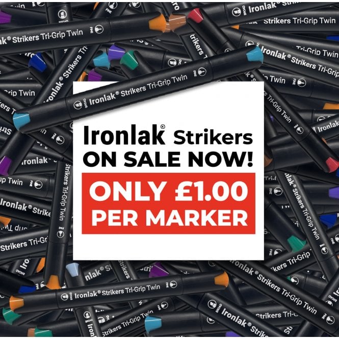 Ironlak Strikers - Twin Tip Marker