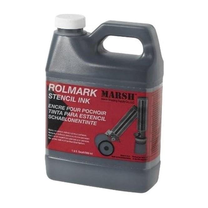 Marsh Rolmark Stencil Ink - Black