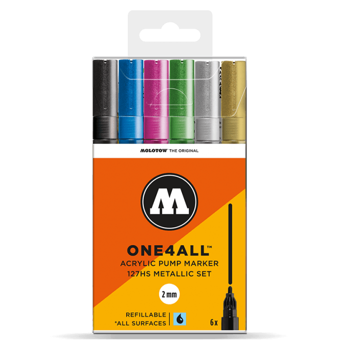 Molotow 127HS Metallic Set (6)