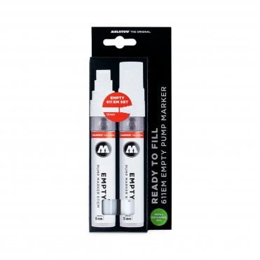 611EM Marker Set - 2x Markers &  Refill Extensions