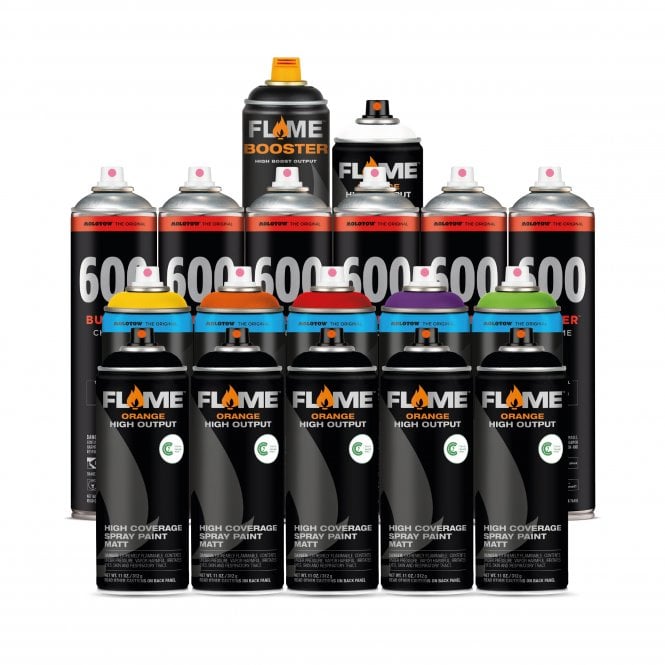 Molotow Mixed Pack 3 + FREE Flame Booster Black!