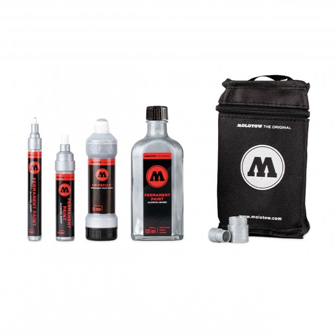 Molotow Permanent Paint Tag Pack - Chrome