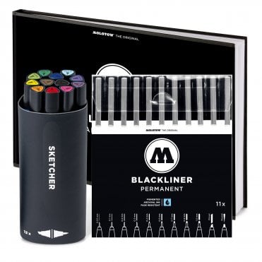 Sketcher Twin Markers Blackbook Pack 2
