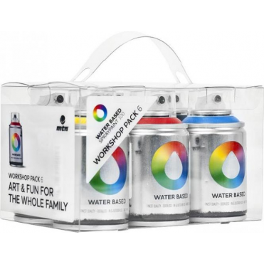 Water Based Spray Paint Workshop Pack (6)