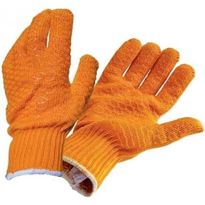 Orange Gripper Gloves