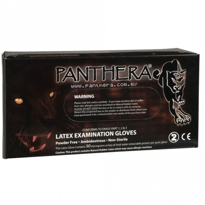 Panthera Black Latex Gloves