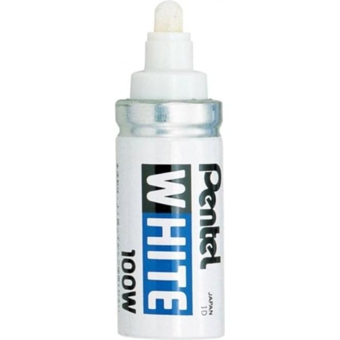 Pentel Permanent White Marker 100W