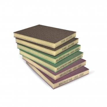 Double Sided Sanding Sponge - 6 Pack