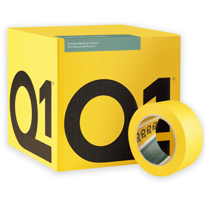 Q1 Tapes Premium Masking Tape - 48mm x 50m (Full 20 Roll Box)