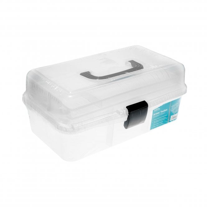 Seawhite 33cm Clear Tool Box (foldout shelves)