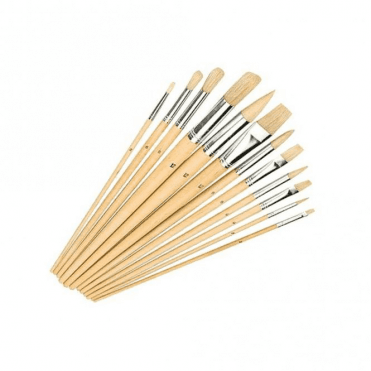 12 Piece Paint Brush Set