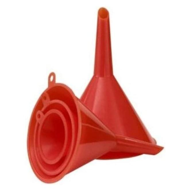 Silverline Four Piece Funnel Set - 50, 75, 100, & 120mm