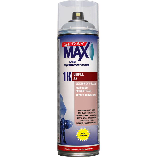 Spraymax 1K Unifil Primer - S2 Light Grey