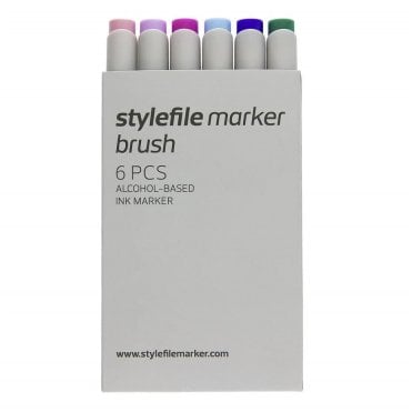 Brush Marker 6 Piece Try Out Set