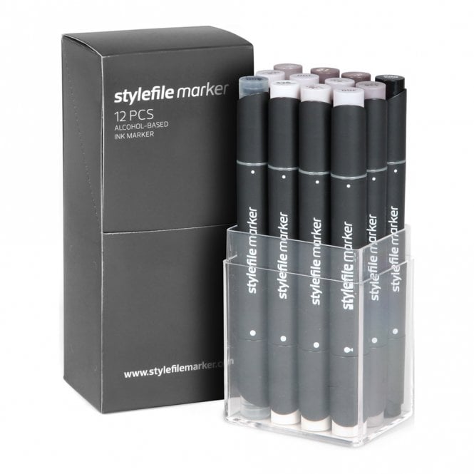 Stylefile Marker 12 Set Warm Grey