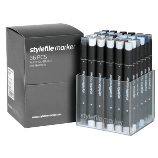 Stylefile Marker 36 Set Grey