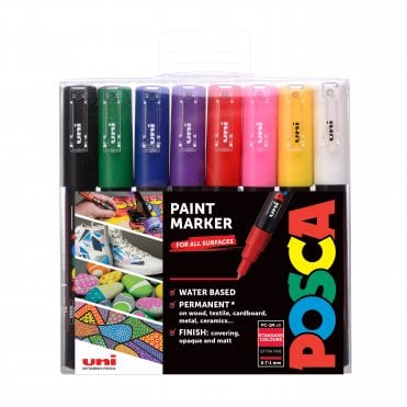 Posca PC-1M 8 Standard Colours