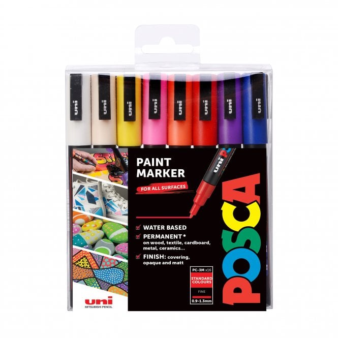 Uni Posca Posca PC-3M 16 Colours