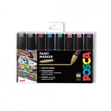 Posca PC-8K 8 Metallic Colours