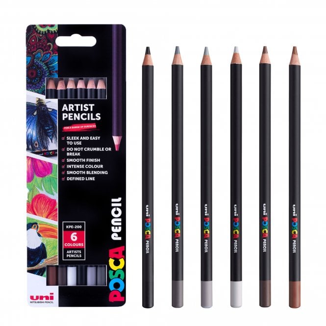 Uni Posca Posca Pencils Set - Dusk (6)