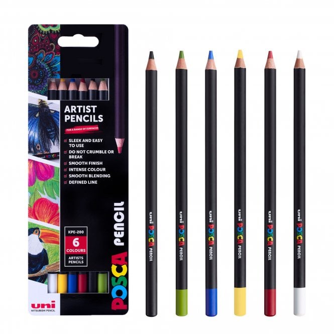 Uni Posca Posca Pencils Set - Essentials (6)