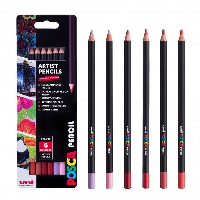 Uni Posca Posca Pencils Set - Mystic (6)