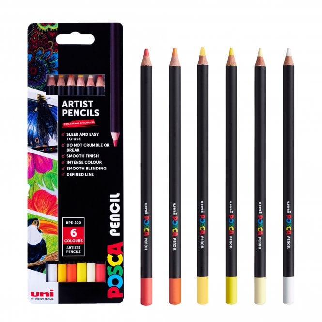 Uni Posca Posca Pencils Set - Sunny (6)